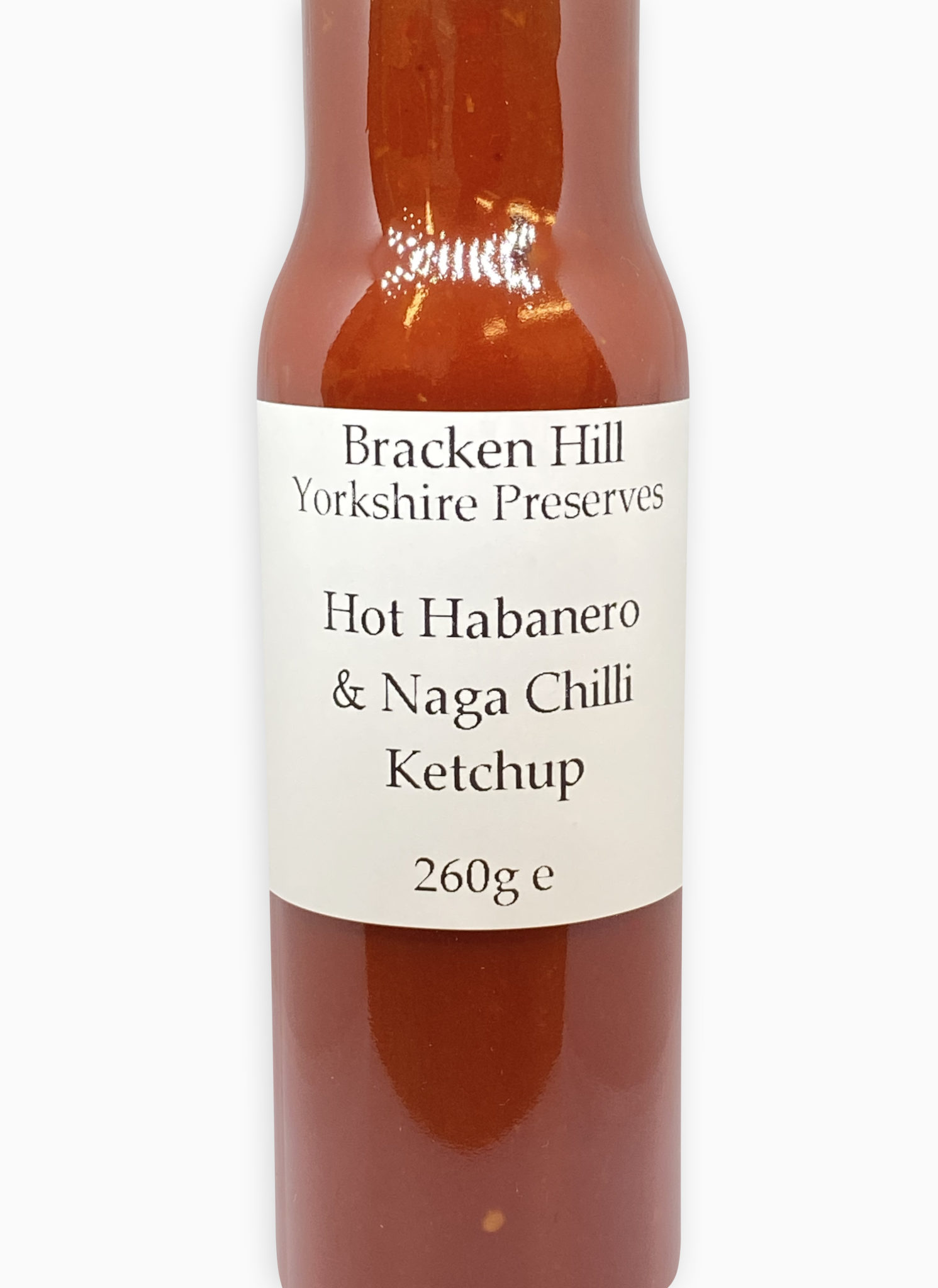 Hot Habanero &amp; Naga Chilli Ketchup 260g • Bracken Hill Fine Foods